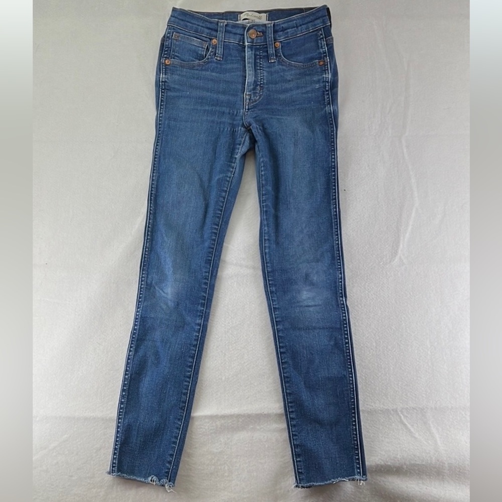 Madewell Blue Jeans Skinny Ankle High Rise Pants Womens Size 24